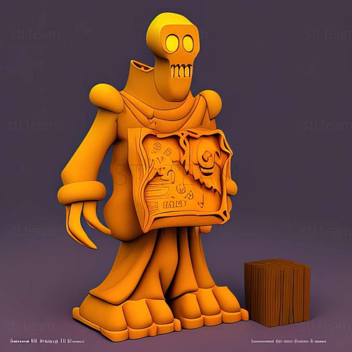 3D модель Гра Scooby Doo Case File 1 The Glowing Bug Man (STL)
